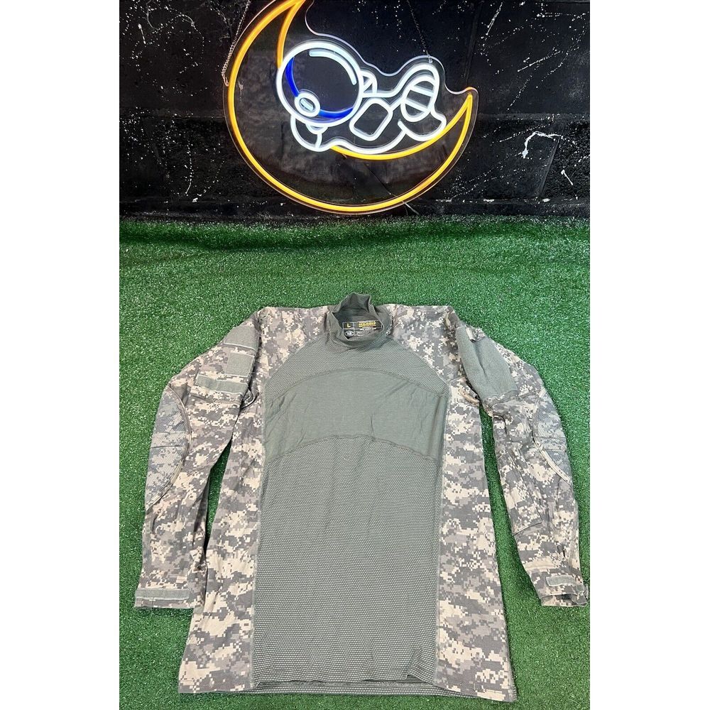 Army Combat Shirt Mens Large Flame Resistant FR‎ ACU Pullover Long Sleeve